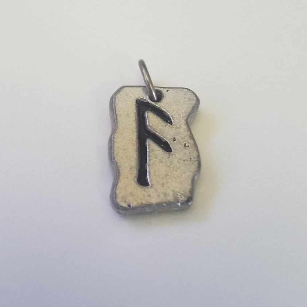 RUNE cosmic / As DOG TAG Pendant pewter - Picture 5 of 6